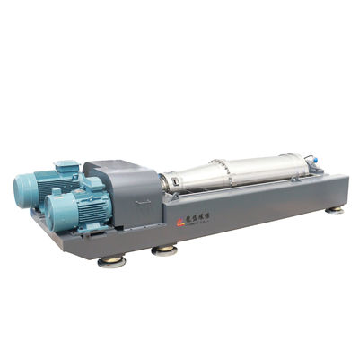 Decanter centrifuge bowl and filter press application