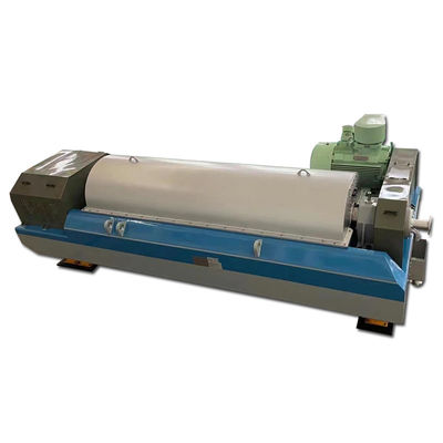 Decanter centrifuge with horizontal bowl for continuous solid-liquid separation in large-scale industrial applications 