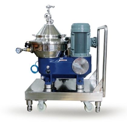 Continuous disc centrifuge conical disc bowl centrifuge