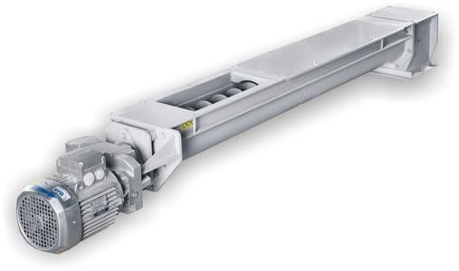 Zinc White Screw Belt Conveyor , 250mm Silo Screw Conveyor