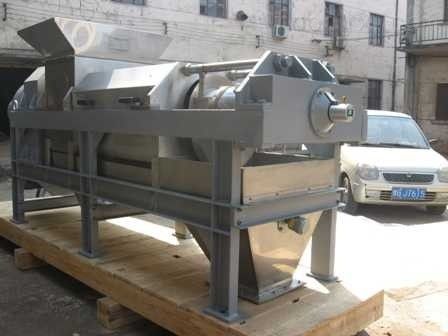 Sewage Screw Press Machine , 1.2m3/h Small Dewatering Screw Press