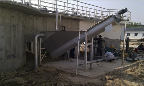 350mm Grit Separator Wastewater , 0.55Kw Cyclone Grit Separator