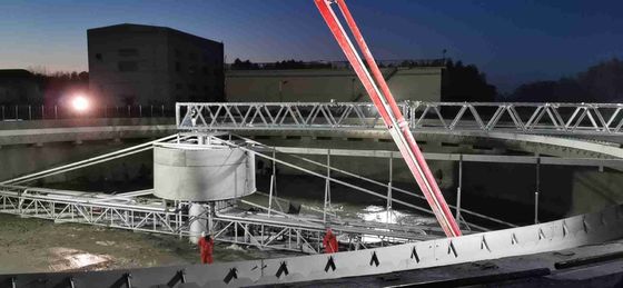 Double Pipe Travelling Bridge Sludge Scraper Used For Wastewater Treatment Plant