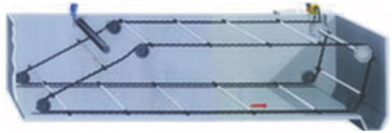 3m Chain Scraper System Carbon Steel For Water Treatment Tank
