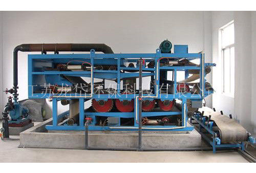 Stainless Steel Gravity Sludge Thickener , 1000mm Gravity Belt Thickener