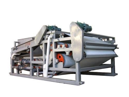 3.0KW Gravity Belt Thickener Wastewater Treatment , Alloy Steel Sludge Belt Filter Press