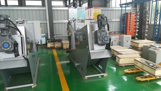 Food Industry Screw Sludge Dewatering Machine Stainless Steel