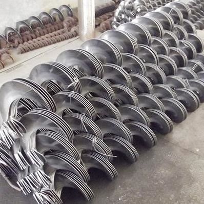 Zinc White Screw Belt Conveyor , 250mm Silo Screw Conveyor