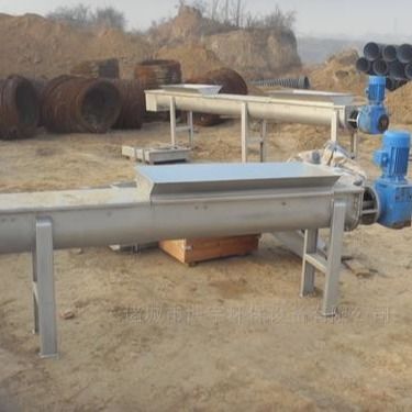6.5m3/h Screw Press System For Waste Water Treatment Shaft Type