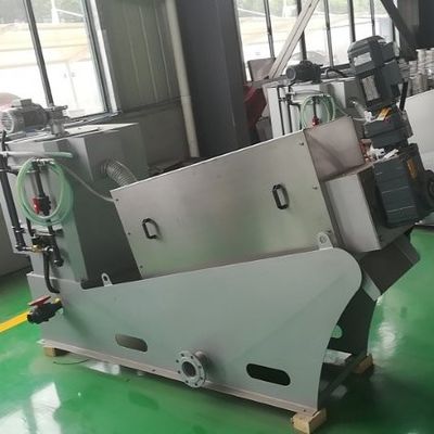 Food Industry Screw Sludge Dewatering Machine Stainless Steel