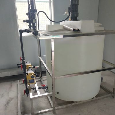 2000L/h Polymer Dosing Unit , 0.18Kw Dry Powder Mixing Machine
