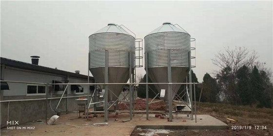Wastewater Hopper Bottom Silo , Chemical Conical Bottom Silo