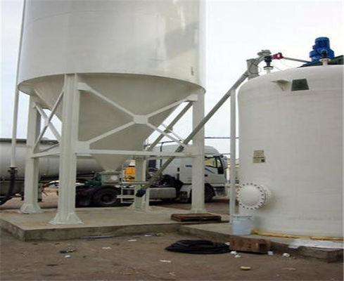 Carbon Steel Lime Storage Silo Chemical Waste Gas Treatment Bulk Storage Tank