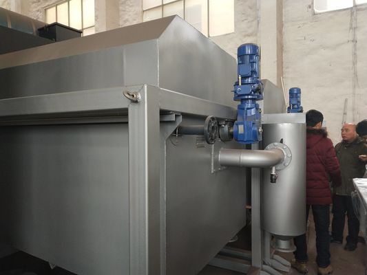 Stainless Steel Slurry Dewatering Equipment , 10m3/h Belt Press Wastewater Treatment