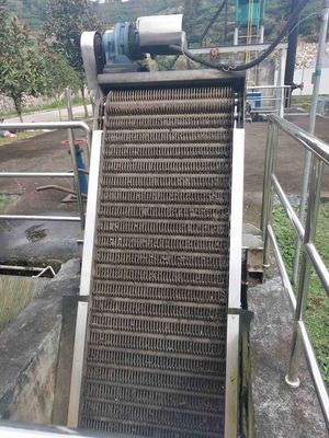 Wastewater Mechanical Bar Screen , SS304 Coarse Bar Screen