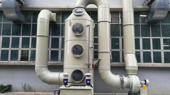 Chemical Gas Absorption Tower , White Spray Tower Scrubber