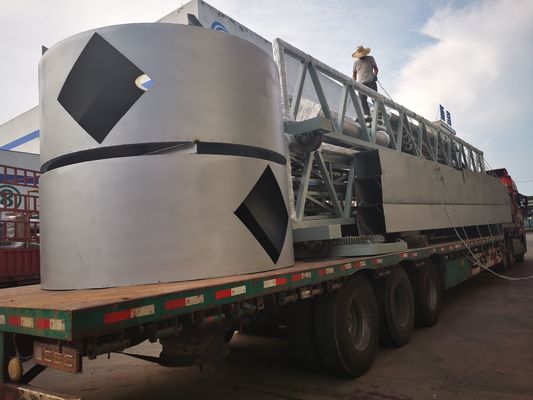 Half Bridge Sludge Scraper System With Secondary Sedimentation Tanks