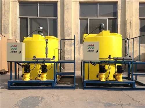 Automatic Filling Chemical Dosing Unit Yellow 1000L/H