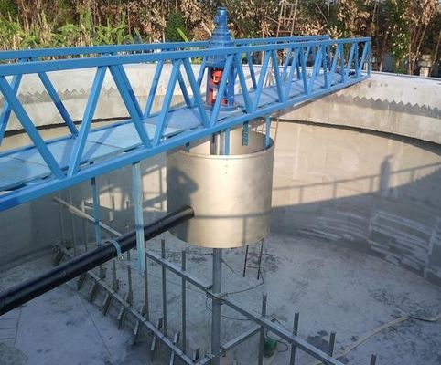 Full Bridge Sludge Scraper System Perimeter Drive Zinc Plated