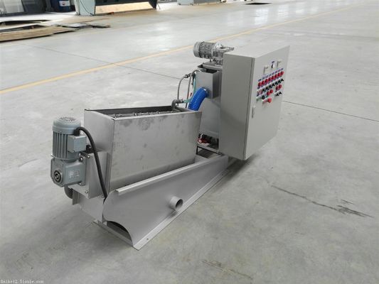 100mm Stacked Screw Sludge Dewatering Machine Industrial Grade