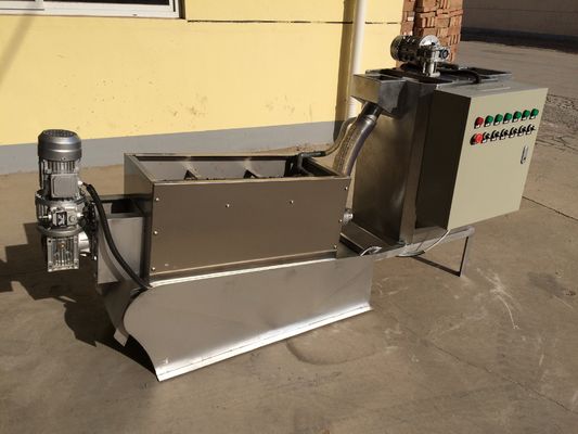 100mm Stacked Screw Sludge Dewatering Machine Industrial Grade
