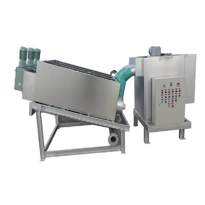 Screw Press Sludge Dewatering Machine For Thickening Sewage Treatment